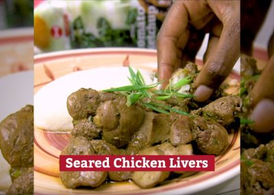 Seared Chicken Livers